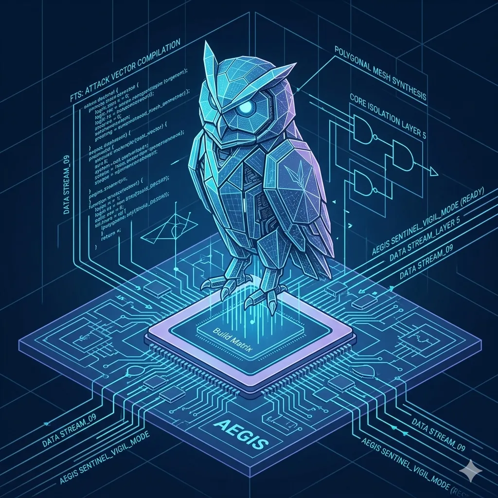 AEGIS Blueprint auf Chip-Matrix